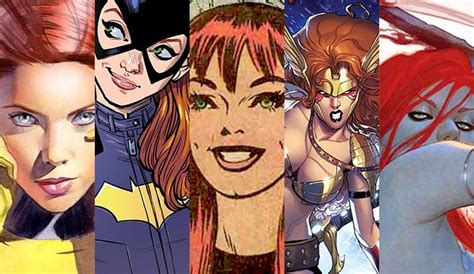 Top Five Redheaded Women In Comics