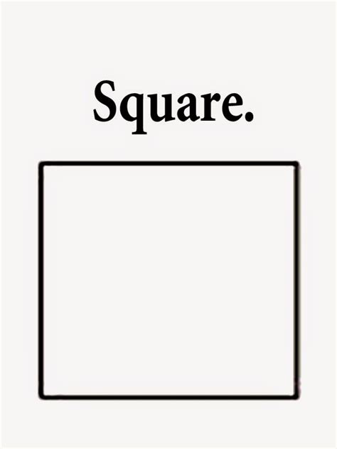 square shape printable