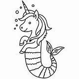 Unicorn Mermaid Coloring Pages Cute Kids Printable Dolphin Colouring Unicorns Color Fairy Mermaids Fish Princess Print Book Sea Momjunction Pirate sketch template