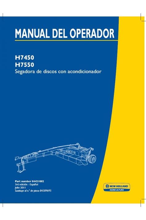 holland   operators manual