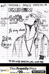 Eminem Shady Slim Sketch Paintingvalley sketch template