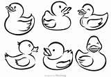 Ducky Pato Vecteezy Patos Contorno Clipartmag Patitos Drawn sketch template