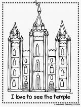 Lds Temple Coloring Pages Salt Lake Printable Clipart Drawing Melonheadz Primary Kids City Outline Church Kirtland Clip Temples Illustrating Jesus sketch template