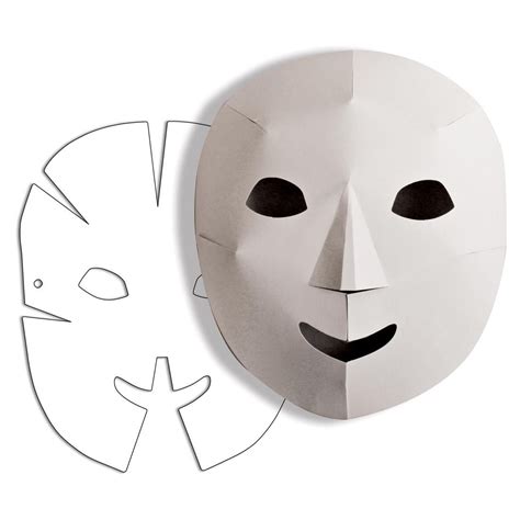 creativity street dimensional paper masks cardboard mask cardboard box