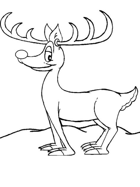 reindeer coloring pages santa reindeer coloring pages learn  coloring