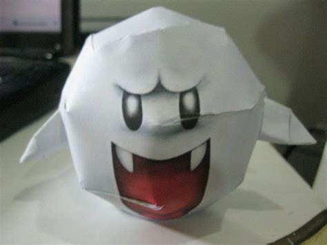 Super Mario Boo Papercraft · How To Make A Paper Model