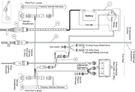 boss snow plow  pin wiring diagram