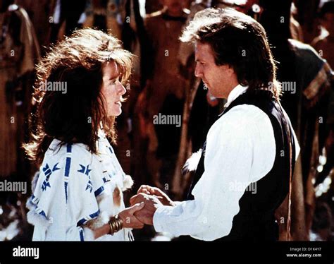 der mit dem wolf tanzt dances wolves mary mcdonnell kevin costner stock photo  alamy