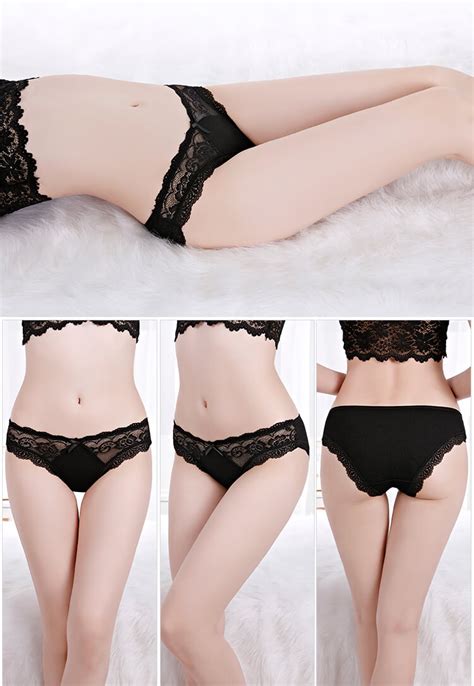 yun meng ni latest popular hot lace cotton women underwear sexy panty