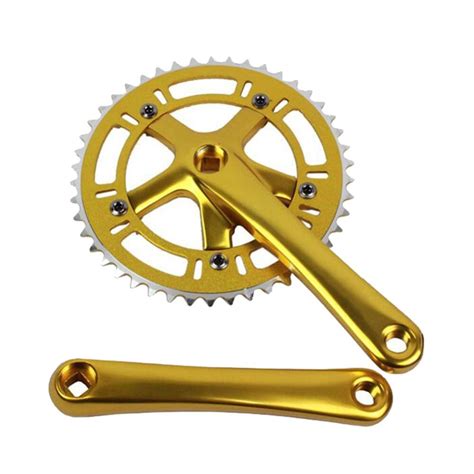fixed gear bike crankset  crank mm chain wheel bicycle cranks single speed road bicycle