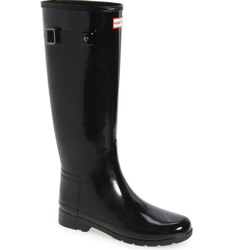 hunter original refined high gloss waterproof rain boot women nordstrom rain boots boots