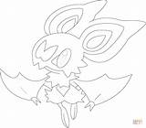 Noibat Coloring Pages Lineart Pokemon Deviantart Printable Drawing sketch template