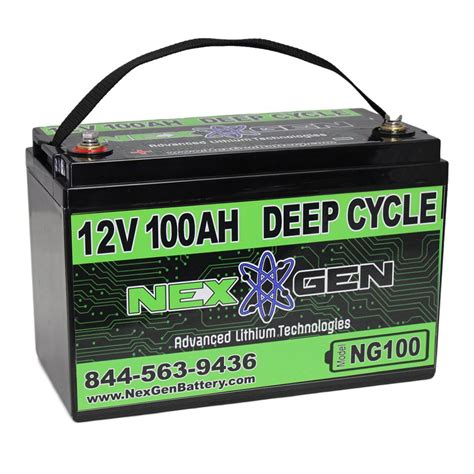 nexgen  lithium ion battery  ah replacement ebay
