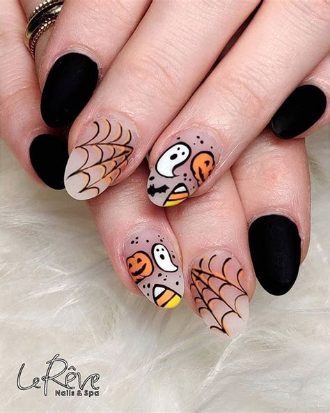le reve nails spa  instagram october means halloween spirit