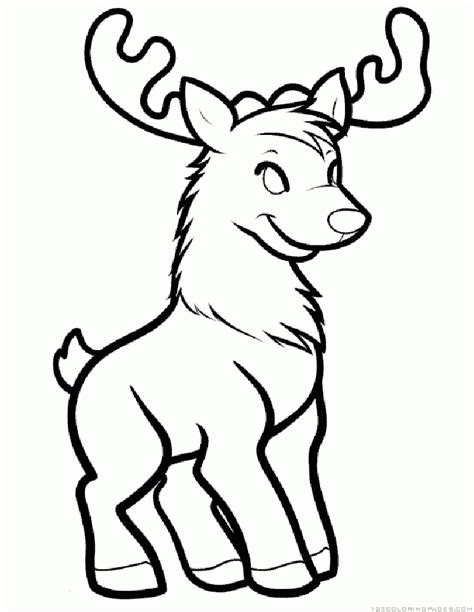 deer coloring pages part