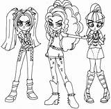 Coloring Pages Dazzle Adagio Getdrawings Little sketch template
