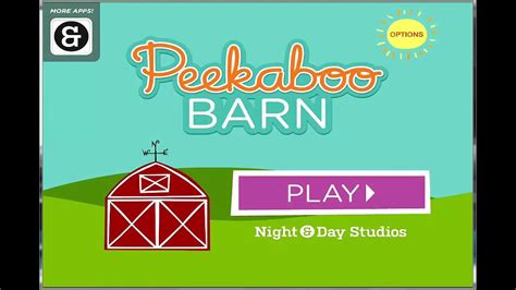 peekaboo barn ipad iphone android app review video  kids  learning farm animal video