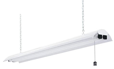 shoplighthh  light fluorescent shop light polished silver energy efficient