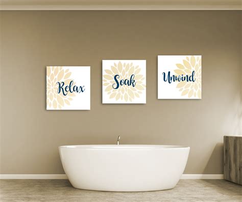 relaxing wall art  bathroom art giw