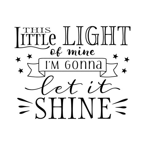 light   vinyl wall decal im gonna   shine