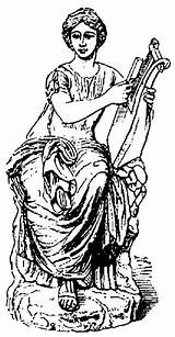 Erato Mythology Greek Religion Muse Transparent Kb sketch template