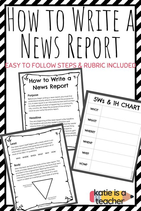 write  news report teaching nonfiction text features upper