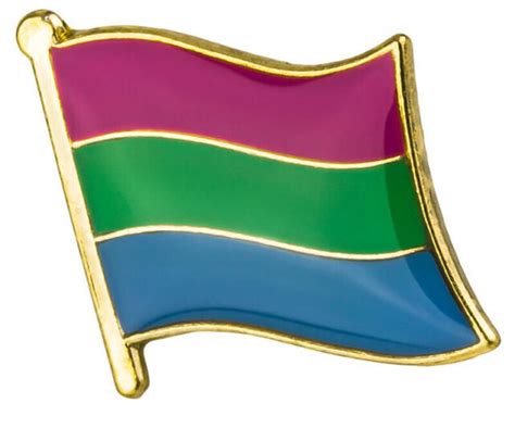 Polysexual Flag Lapel Pin 18mm X 10 5mm Gay Lesbian Pride Lgbt Hat Tie