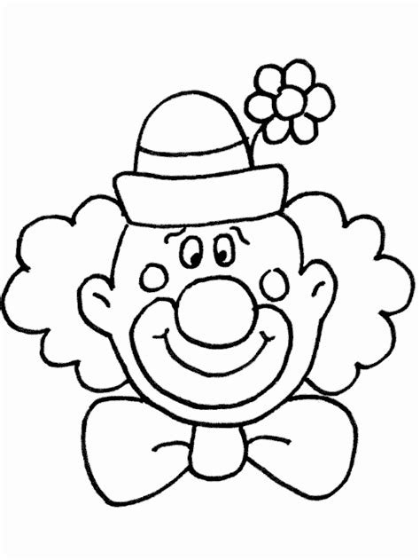 coloring page template printing clown coloring pages clown crafts