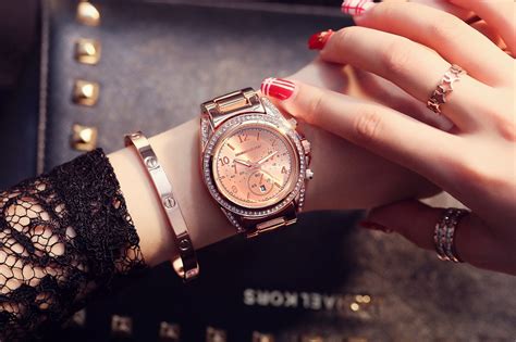 hm 1107 hannah martin 40mm fashion diamond rose gold wrist watch women