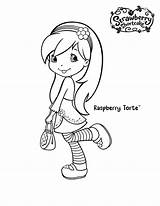Raspberry Coloring Pages Torte Getcolorings sketch template