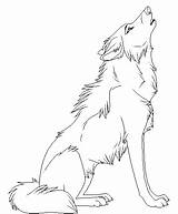 Wolf Howling Coloring Pages Animal Printable Easy Adults Colouring Print sketch template