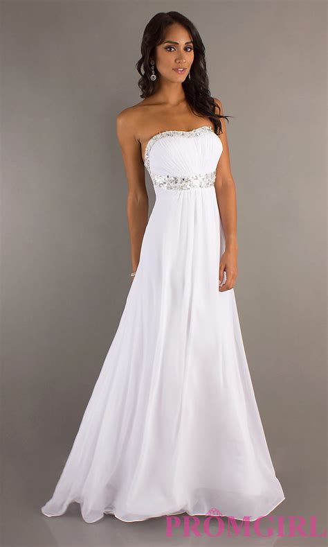 Elegant White Gowns La Femme Prom Dresses In White Promgirl