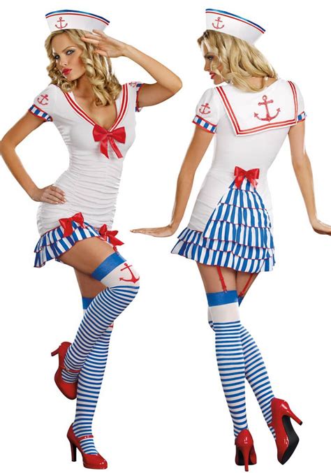 sexy cute sailor fancy party dress sea marine costumes