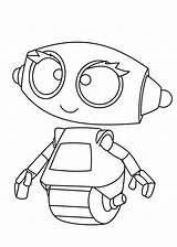 Robot Coloring Dibujos Robots Rob Colorear Androide Pequeño Gronkowski Espacial Lindo Dibujosonline Ficardo Mentve sketch template