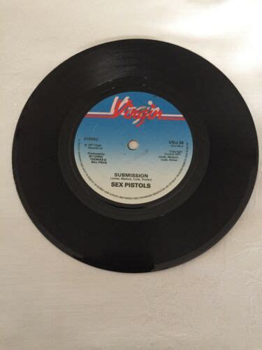 sex pistols submission one sided 7inch viny 1977 first