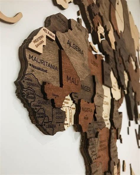 mapa do mundo de madeira bandeiras pinos decoração da parede rústica decoração da casa quarto