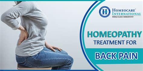 homeopathy treatment  chronic   pain homeocare international