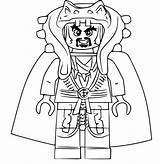 Ninjago Lego Chen sketch template