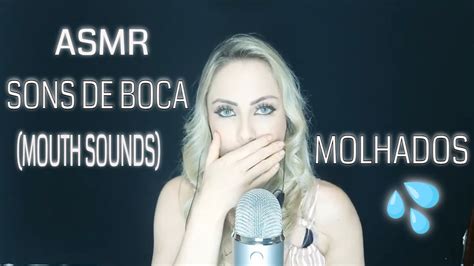 asmr sons de boca mouth sounds intensos e molhados 💦💦 youtube