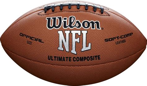 amazoncom wilson nfl ultimate composite game football official size