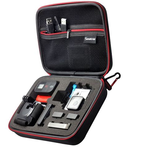 smatree  carrying case  gopro hero  camera  accessories  included