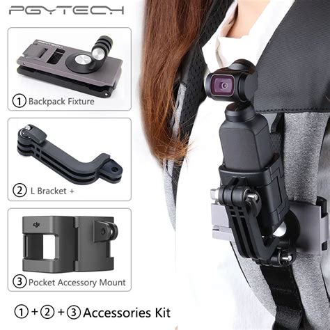 dji osmo pocket action camera strap holder pgytech osmo accessories kit compatibility dji osmo