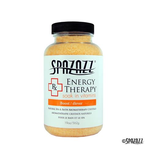 spazazz aromatherapy spa  bath crystals energy therapy