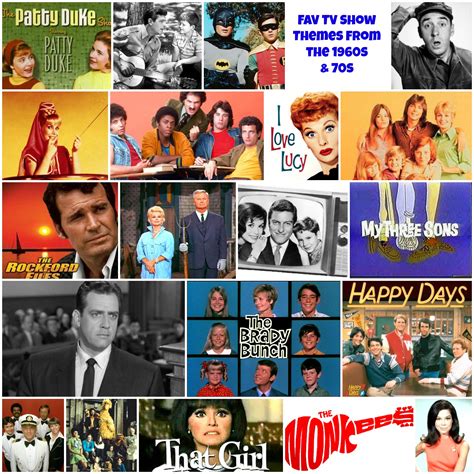 tv theme songs    jeanie rhoades thought collage