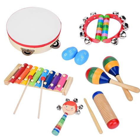 kritne musical toys toddler musical instruments  pcs wooden percussion instruments  kids