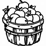 Basket Clipart Apple Bushel Clip Fruits Cliparts Harvest Coloring Apples Pages Outline Clipartmag Library Clipground Panda Drawing Transparent Food sketch template