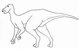 Iguanodon Dinosaur Pages Coloring Coloringpagesonly sketch template