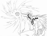 Ichigo Hollow Cero Bleach Colorear Wonder Manga sketch template