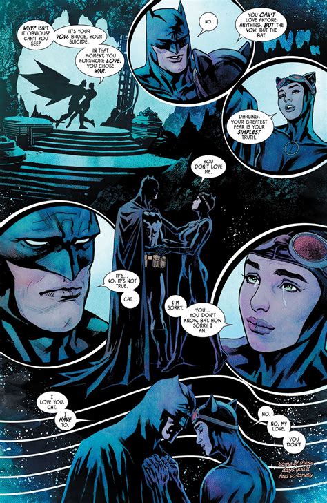 Batman Realizes He Doesn’t Love Catwoman Rebirth