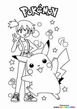 Pokemon Pages Misty Sheets sketch template